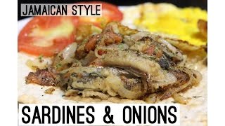 Jamaican Style Sardines amp Onions  Hello Sweet Biscuit [upl. by Entsirhc394]