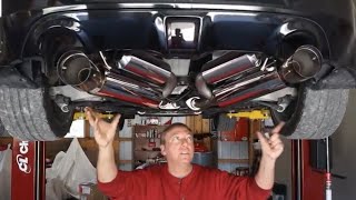 Aftermarket Exhaust Install on a Nissan 370z [upl. by Saleem]