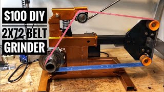 100 DIY 2X72 Belt Grinder Build [upl. by Lipp582]