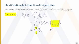 Fonction de densité  Exemple 1 [upl. by Refotsirk]