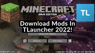 How To Download Mods In TLauncher 2022 [upl. by Gerty890]