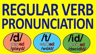 REGULAR VERBS PRONUNCIATION 23 06 2013 [upl. by Ulberto]