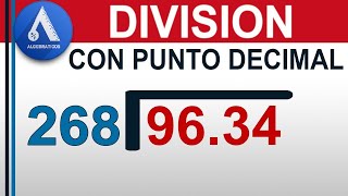 DIVISIÓN CON PUNTO DECIMAL Nivel Secundaria [upl. by Croteau]