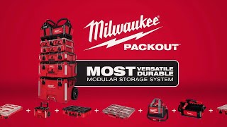 MILWAUKEE® PACKOUT™ Tool Case w Customizable Insert [upl. by Onavlis]