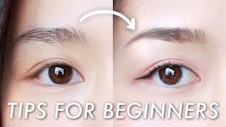 Eyebrow Shaping at Home  Easy Beginner Tutorial [upl. by Meldon]