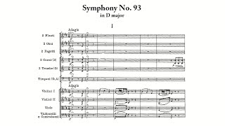 Haydn Symphony No 93 in D major with Score [upl. by Bamby117]