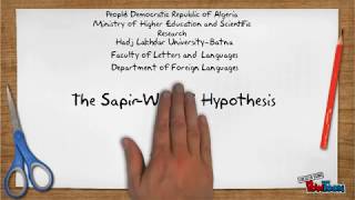 The Sapir Whorf Hypothesis [upl. by Anoik]