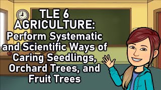 TLE 6 Ag  Perform Systematic and Scientific Ways of Caring Seedlings Orchard Trees and Fruit Trees [upl. by Jeromy]