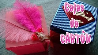 Cómo hacer cajas de cartón│CandyBu [upl. by Fontana]