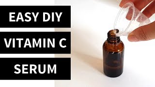 Easy 5 Minute DIY Vitamin C Serum  Lab Muffin Beauty Science [upl. by Melesa]