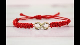 DIY Pulsera de nudo plano [upl. by Ientruoc911]