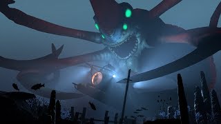 Subnautica Prawn Suit VS Reaper Leviathan [upl. by Ahseyd844]