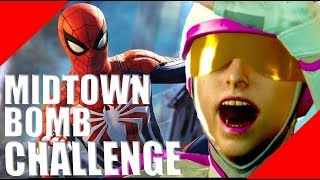 Silver Lining Screwball Bomb Challenge Midtown  SpiderMan PS4 GamePlay [upl. by Nitsirhc]