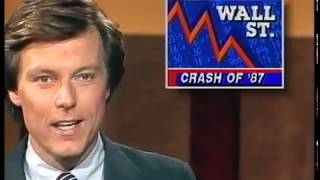 The 1987 stock market crash Original news report [upl. by Ilowell]