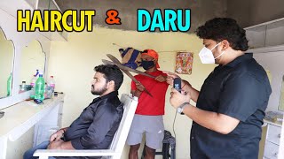 DHAKAD REPORTER HAIRCUT amp DARU BAN  HARSH RAJPUT [upl. by Trista]