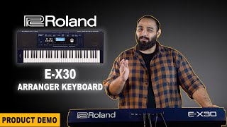 Roland EX30 Arranger Keyboard  Unboxing amp Demo [upl. by Melleta]