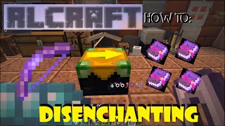 RLCraft HOW TO Disenchant ALL ENCHANMENT EFFECT in Item with Disenchanment Table [upl. by Ttenaj]