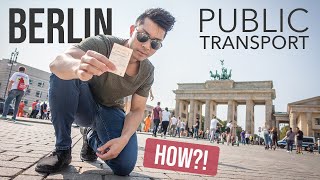 How to use Public Transport in BERLIN GERMANY [upl. by Mikeb]