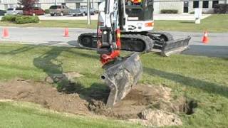 Rototilt on Bobcat miniexcavators [upl. by Letsyrc]