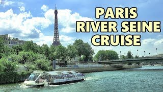 PARIS RIVER CRUISE  SEINE CRUISE 4K [upl. by Ximenes68]