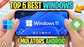 Top 5 BEST Windows Emulators For Android in 2024 [upl. by Aihselef]