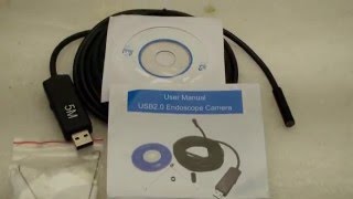 5M Endoscope Camera Review [upl. by Eimirej204]