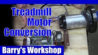 Simple Variable Speed Treadmill Motor Electrical Conversion [upl. by Ymaj]