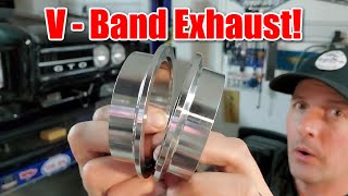 How to install V Band Clamps on your exhaust for easy removal [upl. by Notneuq421]