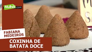 Coxinha de Batata doce  Fabiana Medeiros  24042020 [upl. by Alohs]