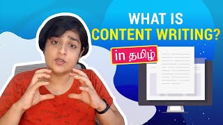 What is Content Writing What are the job opportunities How to become a writer Tamil [upl. by Oam881]