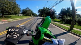 Solo Bipppin kx112 wheelies [upl. by Ehcropal386]