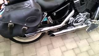 Honda Shadow VT 1100 ACE real Sound [upl. by Ocirrej]