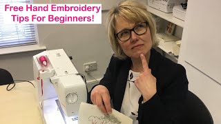 Free Machine Embroidery Tips For Beginners [upl. by Aramas357]