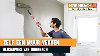 Muur verven met HORNBACH [upl. by Tierza]