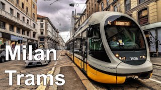 🇮🇹 Trams in Milan  Tranviaria di Milano 4K 2020 [upl. by Oicaroh]