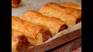 How to Make Home Made Sausage Rolls [upl. by Tamra282]