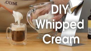 DIY whipped cream in 60 seconds [upl. by Spielman166]