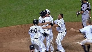 Hear four different broadcasts of the Yankees win [upl. by Halak]