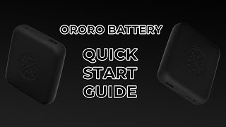 ororo heated apparel Battery Quick Start Guide [upl. by Terra110]