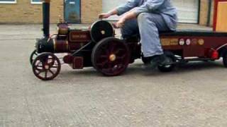 Aveling amp Porter 3quot Traction Engine Live Steam Model [upl. by Ellatnahc]