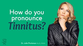 How do you pronounce tinnitus [upl. by Canning]