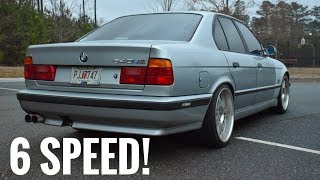 Bmw E34 540i Magnaflow exhaust  Crazy burbles [upl. by Alviani69]