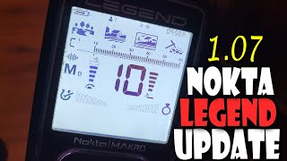 HOW TO UPDATE Nokta Makro THE LEGEND Metal Detector VERSION 107 [upl. by Siddon]