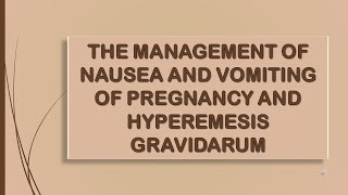 Hyperemesis Gravidum  a patient education video by Dr Carlo Oller [upl. by Rehpotsirh561]