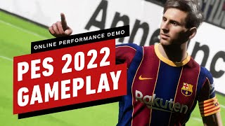 PES 2022 Online Performance Test Demo Gameplay [upl. by Lowndes780]