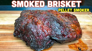 Smoked Brisket Point in the Pit Boss Pellet Smoker [upl. by Massingill]