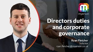 Directors Duties and Corporate Governance [upl. by Yltnerb]