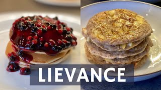 Lievance na 3 spôsoby  Výborné Americké Palacinky na kefíre  S jablkami  Aj bez vajíčok [upl. by Airel130]