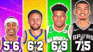 BEST NBA PLAYER FROM EACH HEIGHT [upl. by Chae107]