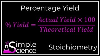 Percentage Yield [upl. by Asil819]